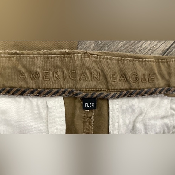 🦅American Eagle Flex Men Dark Khaki Chinos 🌟 - Picture 5 of 6